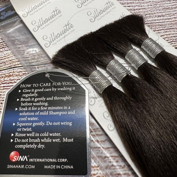 #2 Darkest Brown 18” 100% Human Hair Straight Yaki Bulk Micro Braid Braiding Hai - Picture 3 of 4